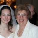 The bride and Aunt Deedee