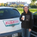 Jennys check out the donuts