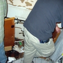 Tearing down the old kitchen