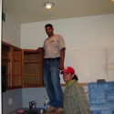 Tearing down the old kitchen