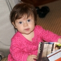 Making her way home, Sara Rose was so well behaved!