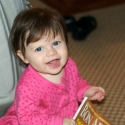 Making her way home, Sara Rose was so well behaved!
