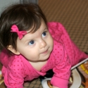 Making her way home, Sara Rose was so well behaved!