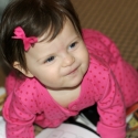 Making her way home, Sara Rose was so well behaved!