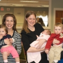 Jenny, Erica and Tammy with the little ones