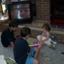 Playing with the boys