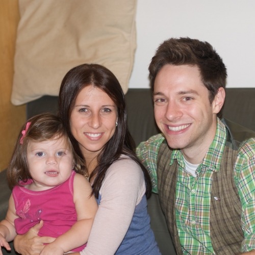 Karen and Tim with Sara