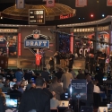 Chiefs first rounder Tyson Jackson (DE) holds up the ceremonial jersey