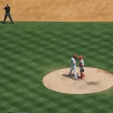 Hamels and Ruiz conference on the mound