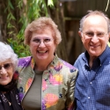 The birthday girl along with Uncle Steve and Aunt Dede
