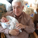 Grandpa Howie with Sara