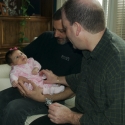 Great Uncles Henry and David with Sara