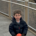 Cousin Max playing in the playground