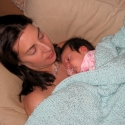 Jenny and Sara relax