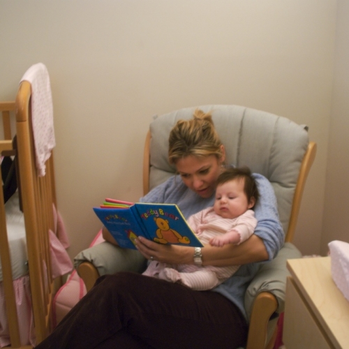 Aunt Ursula reads to Sara