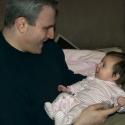 Daddy and Sara playing together