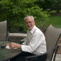 Grandpa Eddie enjoying the sun