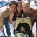 Uncle's Wade & Rob with Mommy and Sara