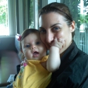 Mommy and Sara out to lunch