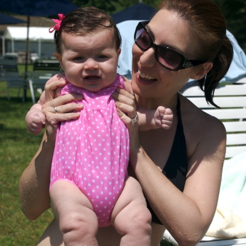 At the Rye Golf Club pool