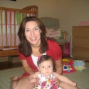 Mommy and Sara having fun