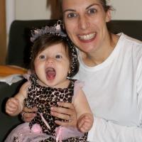 Mommy and Sara also enjoyed the night!