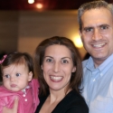 Sara with her mommy and daddy
