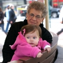 Grandma and Sara in the park