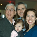 Danny, Jenny and the Birthday Girl with Grandpa Howie