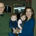 "Uncle" Michael with Hugo and Sara with her Mommy