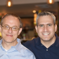 Michael and Danny having a great time