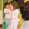 Peanut loving her ballet class!