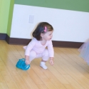Peanut loving her ballet class!