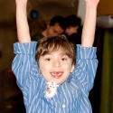 Cousin Max on the monkey bar