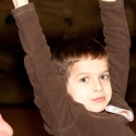 Cousin Joshua on the monkey bar!