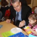 The ice pieces stick together with the salt!