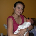 Mommy Rocio with Julia