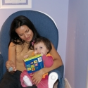 Aunt Rocio reads with Sara